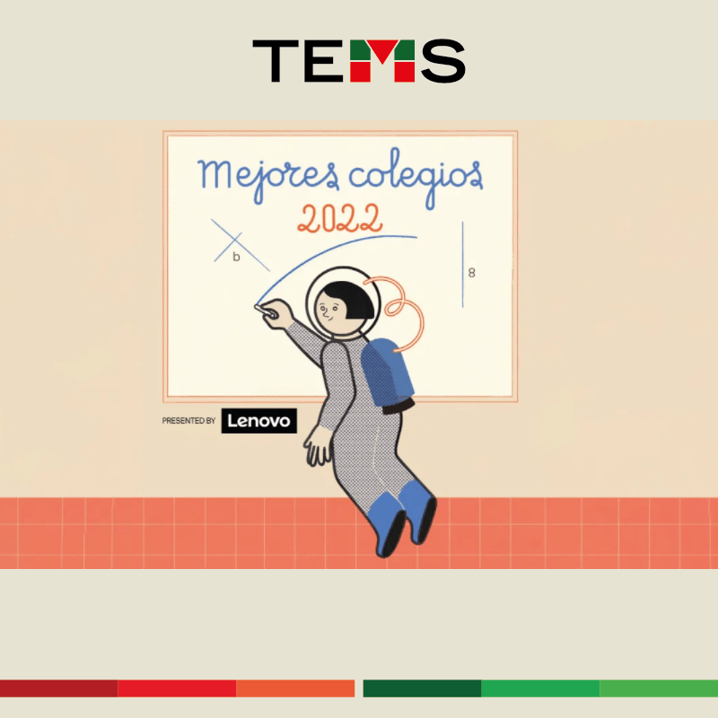 ForbesTEMS Cartoon teacher writing on a chalkboard
